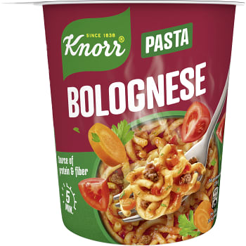 Pasta Snack Pot Bolognese 60g Knorr | Handla online från din lokala ICA -butik