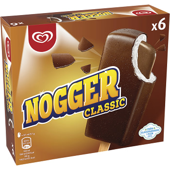 Glass Nogger 6-pack GB Glace