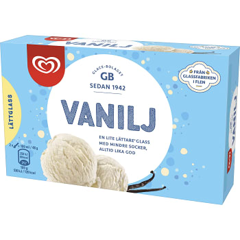 Lättglass Vanilj 500ml GB Glace
