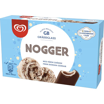 Gräddglass Nogger 500ml GB Gräddglass
