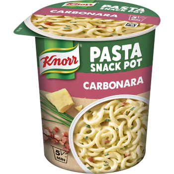 Färdigmat Pasta Carbonara Snack pot 71g Knorr | Handla ...
