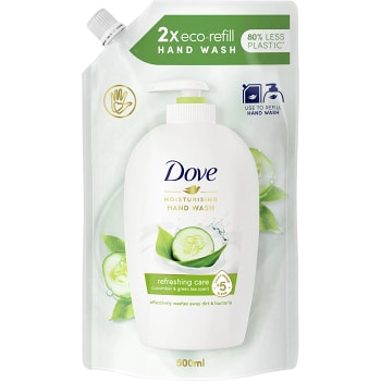 Fresh touch Refill Flytande handtvål 500ml Dove