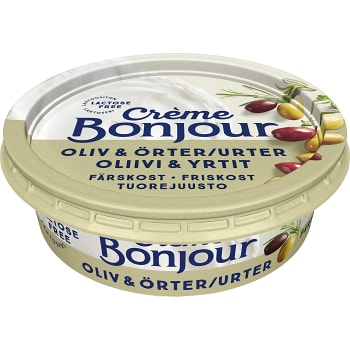 Färskost Oliv & Örter laktosfri 100g Creme Bonjour