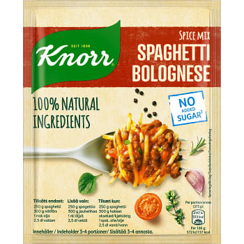 Matmix Spaghetti Bolognese 38g Knorr | Handla online från din lokala ICA -butik