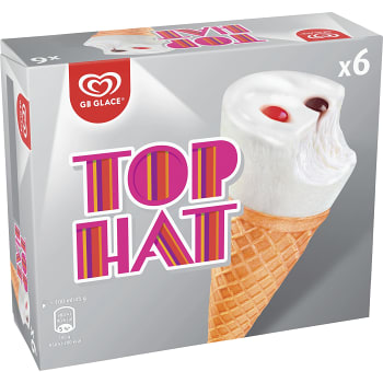 Glass Top hat 6-pack GB Glace