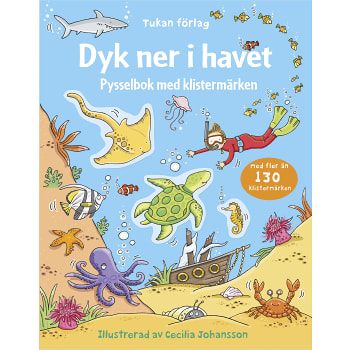 Dyk ner i havet - Pysselbok med klistermärken