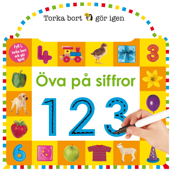 Torka bort & gör igen: Öva på siffror