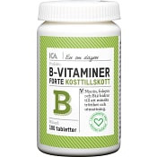 Handla B-Vitaminer Kosttillskott 100st ICA Hjärtat Online Från Din ...