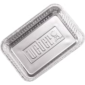 Droppformar stora i aluminumfolie 10-p Weber