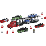 Transportbil med 6 bilar Dickie Toys