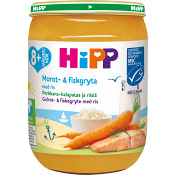 Barnmat Dillrisotto med morot & lax 8mån 190g Hipp