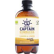 Kombucha Ginger Lemon 400ml Captain Kombucha