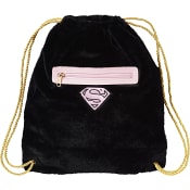 Gympapåse Svart 40x32cm Supergirl