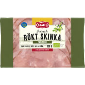 Skinka Rökt Ekologisk 100g Scan