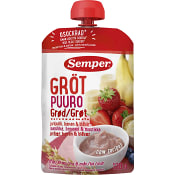 Gröt jordgubb & banan 120g Semper