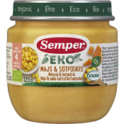 Majs och sötpotatis Från 4m 125g KRAV Semper