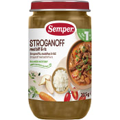 Stroganoff m biff & ris 1år 235g Semper