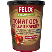 Tomat & grilladpaprikasoppa Ekologisk 475g Felix