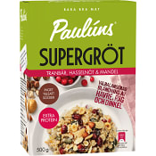Supergröt Tranbär hasselnöt & mandel 500g Paulúns
