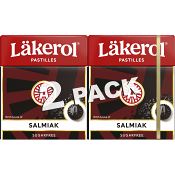 Halstabletter Salmiak 2-p Sockerfri 50g Läkerol
