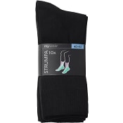 Socka Svart Stl 40/43 10-p mywear