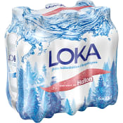 Vatten Kolsyrat Hallon 33cl 6-p Loka