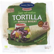 Tortilla Fullkorn 8-p Ekologisk 320g Santa Maria