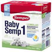 Babysemp1 Lemolac Från födseln 500g Semper