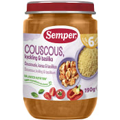 Couscous med kyckling & basilika Från 6m 190g Semper