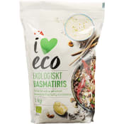 Basmatiris Ekologisk 1kg ICA I love eco