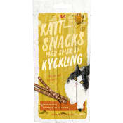 Sticks med smak av kyckling Kattsnacks 18g ICA