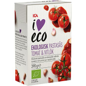 Passås tomat & vitlök Ekologisk 390g ICA