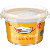 Crème fraiche Lätt Paprika & chili 13% 2dl ICA