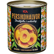 Persikohalvor 480g ICA