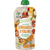 Barnmat Grönsaker & kyckling 6m Ekologisk 120g ICA I love eco