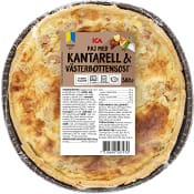 Kantarell & Västerbottensostpaj