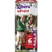 Byxblöjor Up&go Storlek 6 13-20kg 38-p Miljömärkt Libero