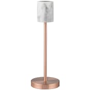 Bordslampa Marmor/koppar Havsö