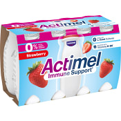 Yoghurtdryck Jordgubb 100g 8-p Actimel