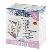 Torrboll-refill 3-p