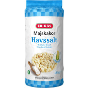 Majskakor Havssalt Glutenfri 130g Friggs