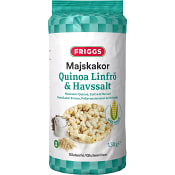 Majskakor Quinoa Linfrö & Havssalt Glutenfri 130g Friggs