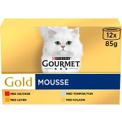 Kattmat Mousse 12-p ca 1,1kg Gourmet