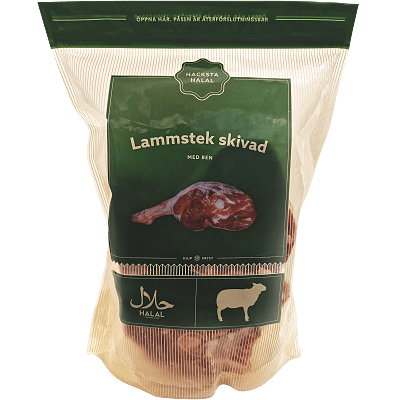Lammstek skivad 