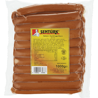 Kalkon/kycklinggrillkorv