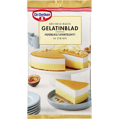 Gelatinblad av nöt
