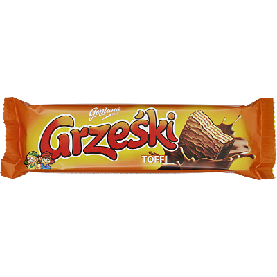 Wafers med toffiesmak