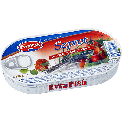 Skarpsill i tomatsås