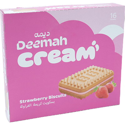 Kex jordgubbsfyllning