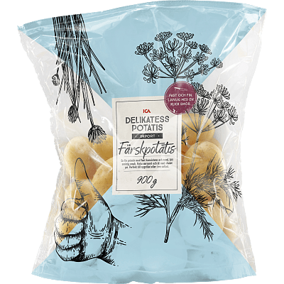 Färskpotatis i påse